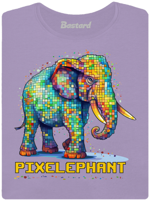 Pixelephant dámske tričko s lemom Lavender