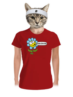 Chcem už len teba dámske športové tričko Red Mal