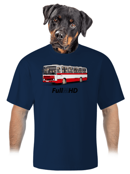 Full MHD unisex tričko oversized Midnight Blue