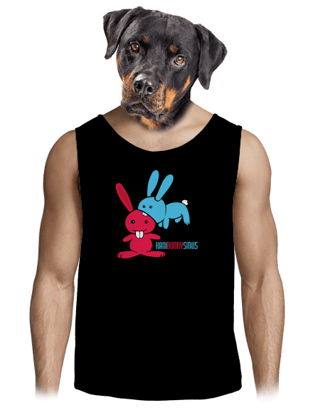 Kani'bunny'smus pánske tielko Black