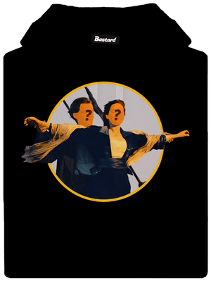 Titanic dámska mikina klokanka Black