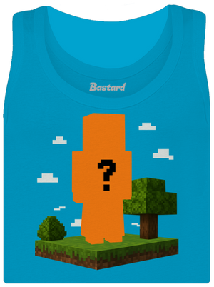 Minecraft z vlastnej fotky dámske tielko klasické Blue Atol