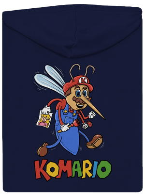 Komario pánska mikina na zips Navy