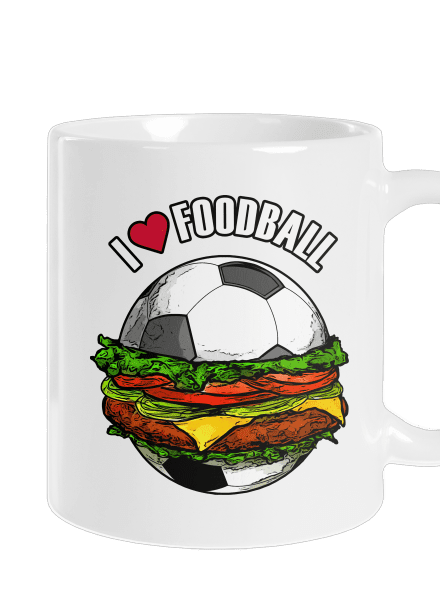 Foodball klasický hrnček White