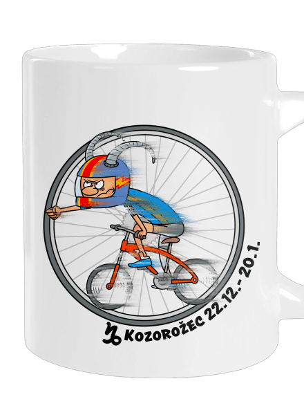 Cyklistický horoskop: Kozorožec veľký hrnček White