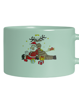 Tichá noc hrnček makronka Mint Macaron