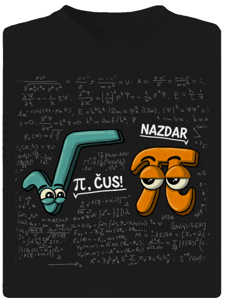 Pí, čus! detské športové tričko Black