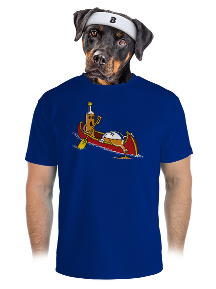 Rumáci pánske športové tričko Royal Blue Mal