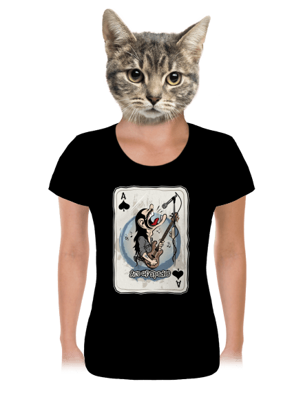 Ace of Spades dámske tričko Black