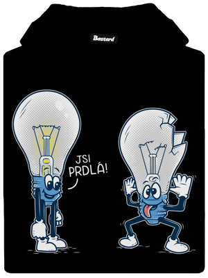 Prdlá pánska mikina klokanka Black