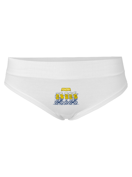Pivotón dámske nohavičky White