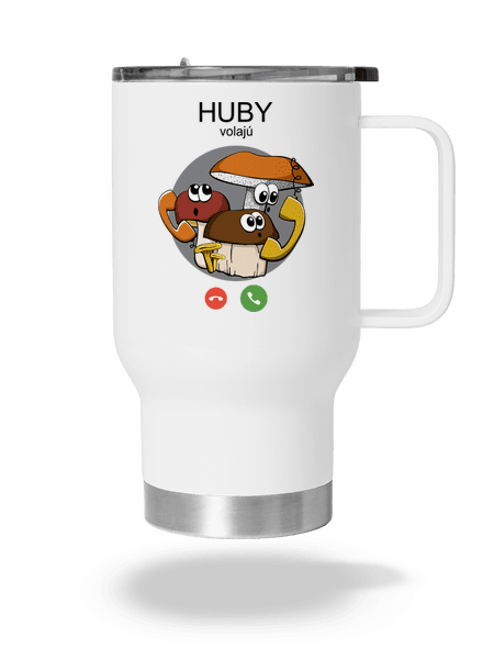 Huby volajú termohrnček White