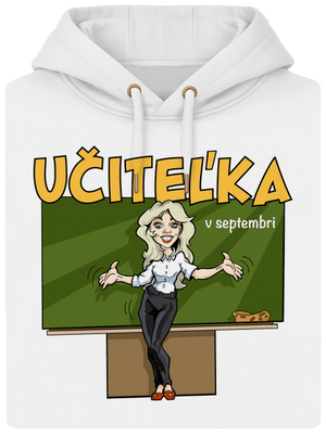 Učitel'ka v septembri unisex mikina premium Snowwhite