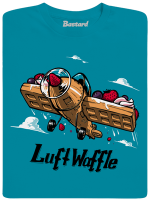 Luftwaffle pánske tričko Diva Blue