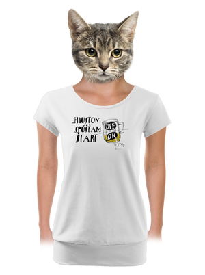 dámske tričko s lemom