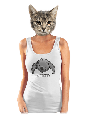 Asteroid dámske tielko klasické White