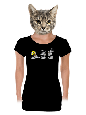 dámske tričko s lemom