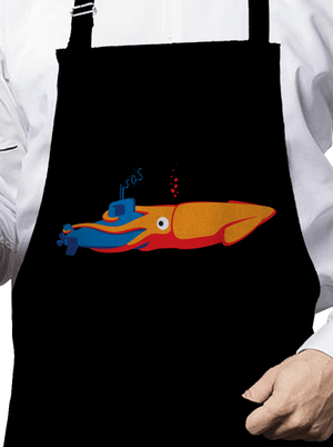 Chytľan zástera Black