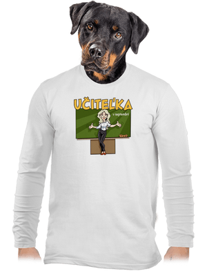 Učitel'ka v septembri pánske dlhý rukáv White