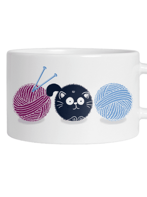 Klbko hrnček makronka White