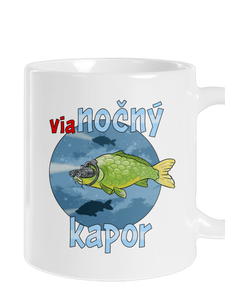 Vianočný kapor klasický hrnček White