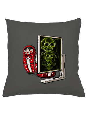 Rentgen Matriošky vankúš Gray Pol