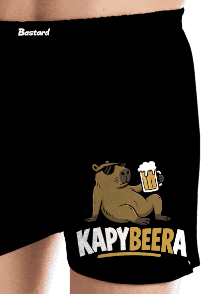Kapybeera pánske trenky Black