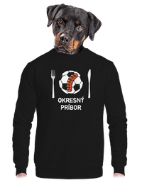 unisex mikina bez kapucne