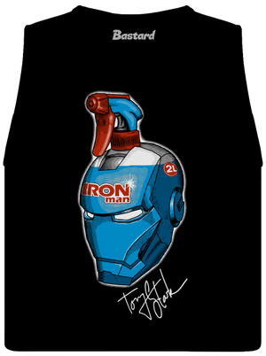 Čistič okien dámske tielko voľné Black