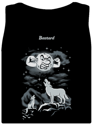 Vlčia ária dámske tielko klasické Black