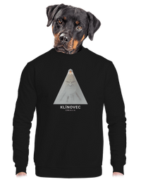 unisex mikina bez kapucne