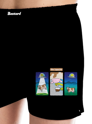 Alien Cappuccino pánske trenky Black