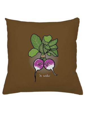 Reďkovky vo zväzku vankúš Chocolate Pol