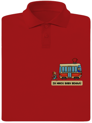 Za mnou baby behajú pánska polokošeľa Red Mal