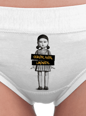Cukor, káva, limonáda dámske nohavičky White