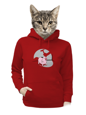 dámska mikina klokanka