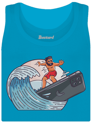 Som surfer dámske tielko klasické Blue Atol