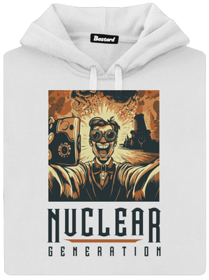 Nuclear generation dámska mikina klokanka White