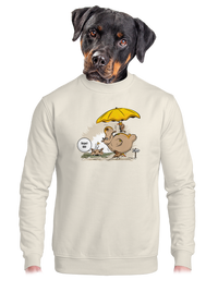 unisex mikina bez kapucne