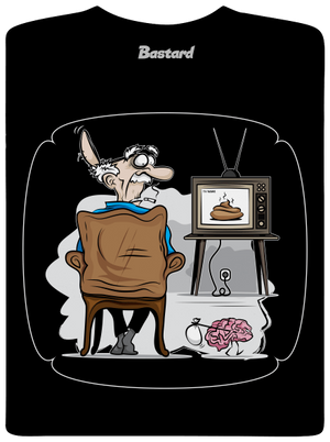 TV News detské tričko Black