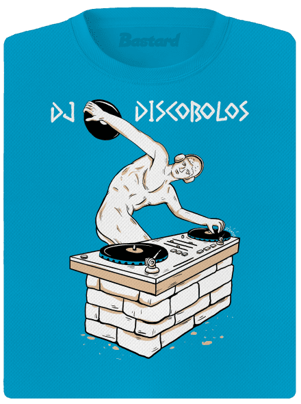 DJ Discobolos dámske športové tričko Blue Atol