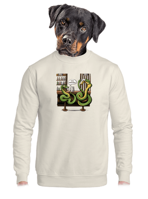 unisex mikina bez kapucne