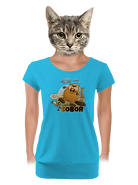 dámske tričko s lemom