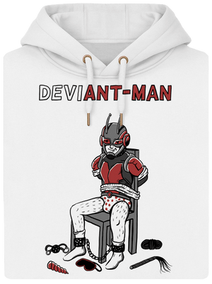 DeviAnt-man unisex mikina premium Snowwhite