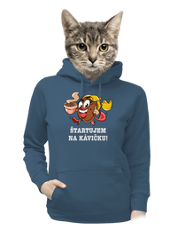 dámska mikina klokanka