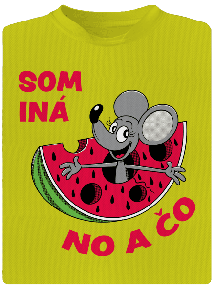 Som iná detské športové tričko Neon Yellow