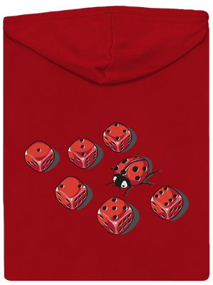 Mimikry pánska mikina na zips Red