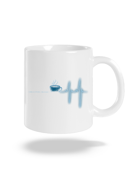 Coffee help klasický hrnček White