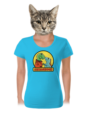 Armageddon dámske tričko Blue Atol