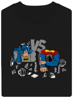 Súboj superhrdinov unisex mikina bez kapucne Black